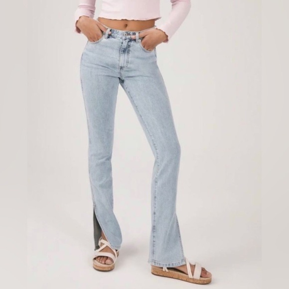 Something Navy Nina Slit Jeans sz 8